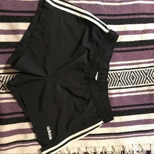 Adidas black shorts size lrg